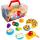 Žaislinės pjaustomos daržovės, vaisiai ir pica dėžutėje